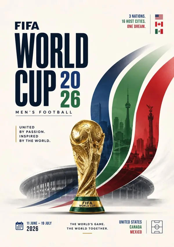 Poster van het WK, ter illustratie